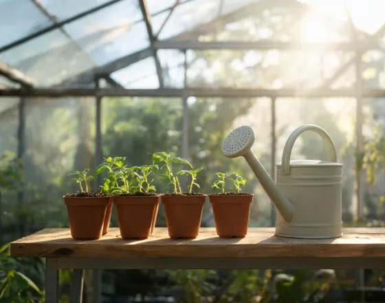 Gentle watering collection for seedlings