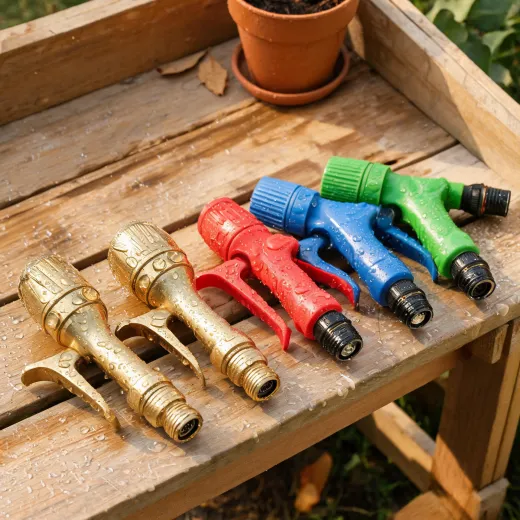 Hose nozzles for garden watering